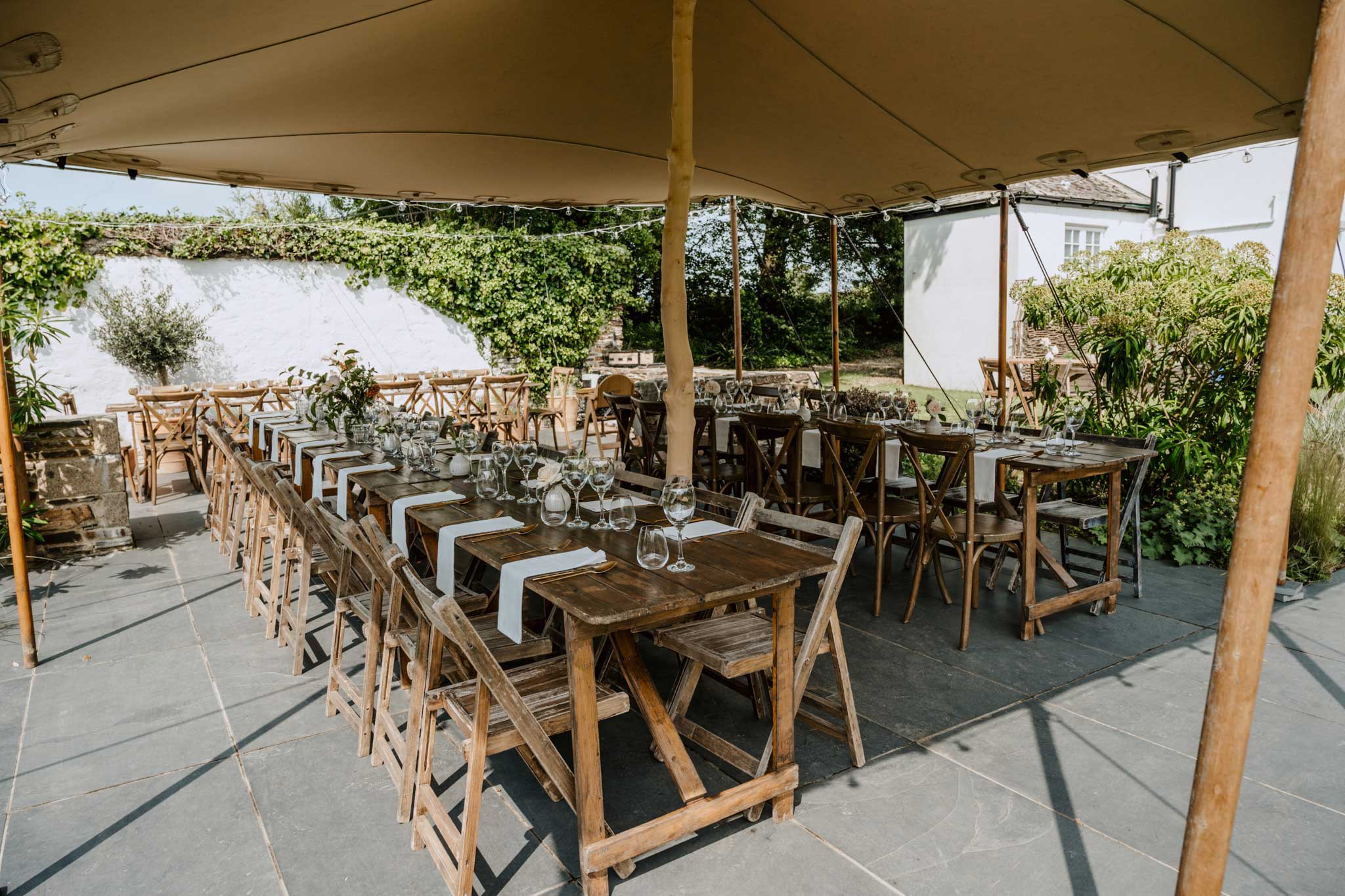 Adam Banks supper club at Treseren dining table