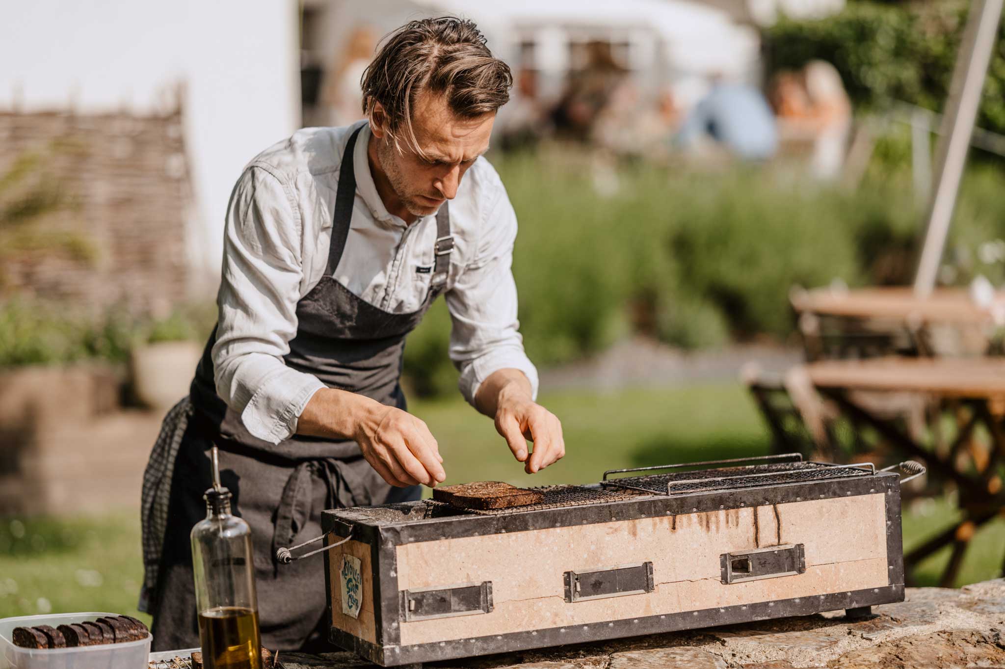 Adam Banks chef at Treseren Cornwall supper club