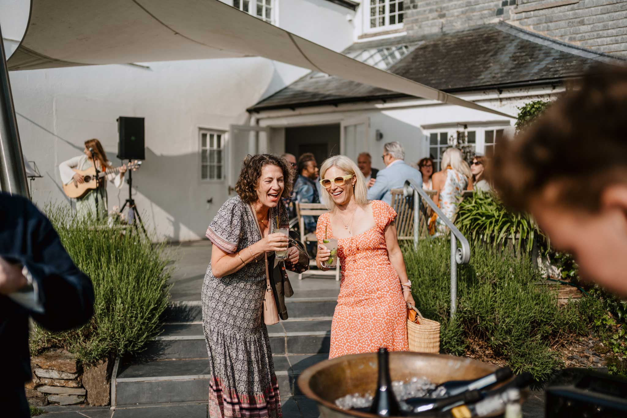 happy guests at Treseren cornwall Adam Banks Supper Club