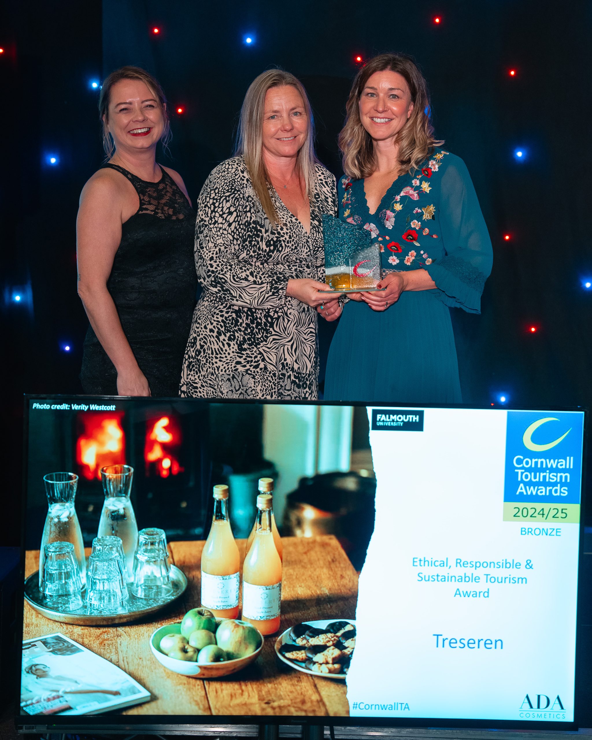 Team Treseren win at Cornwall Tourism Awards sustainability