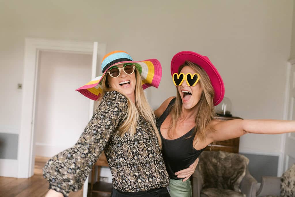 Tash and Sarah Treseren evening hosts