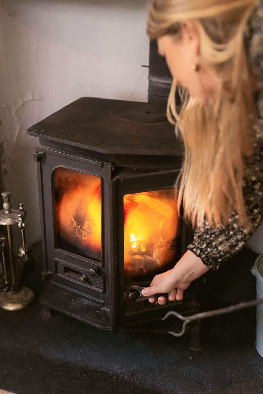 stoking the fire Treseren small wedding