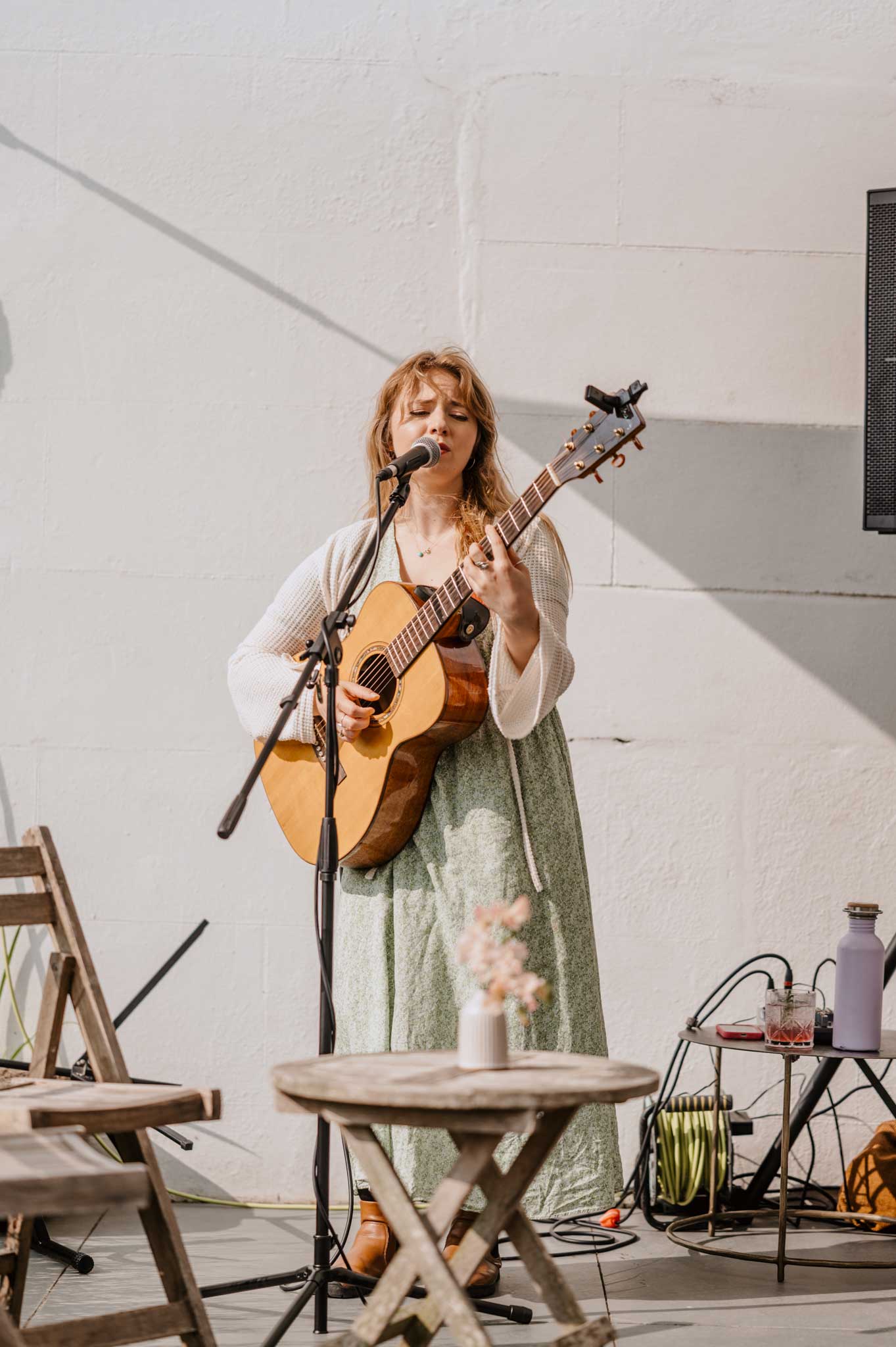 Sophie Sutton musician at Treseren Cornwall