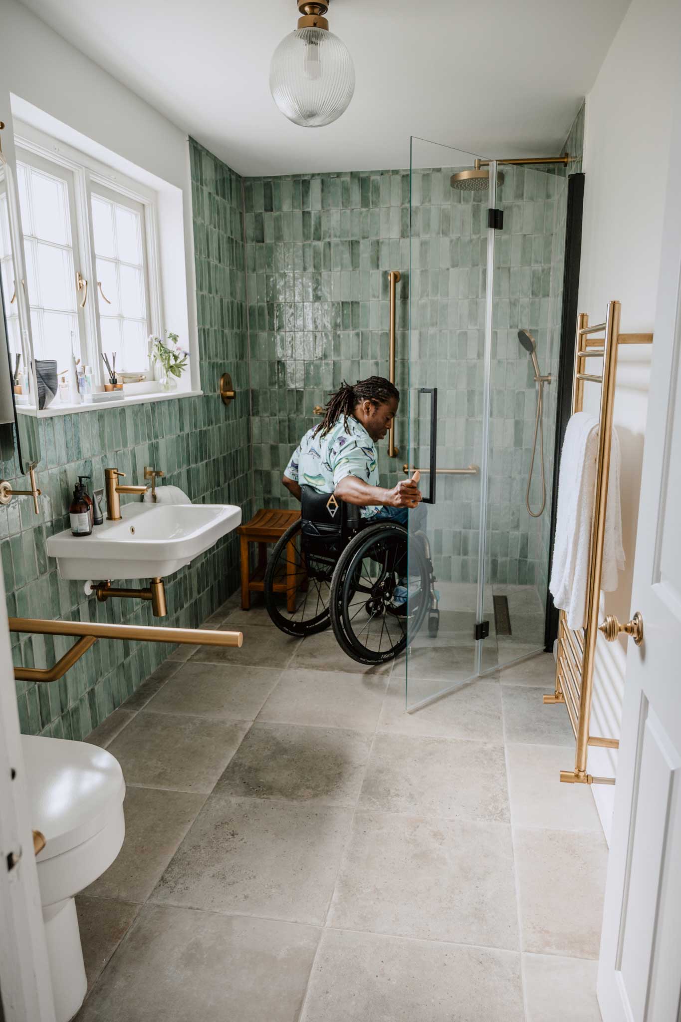 wheelchair accessible bathroom wedding venue