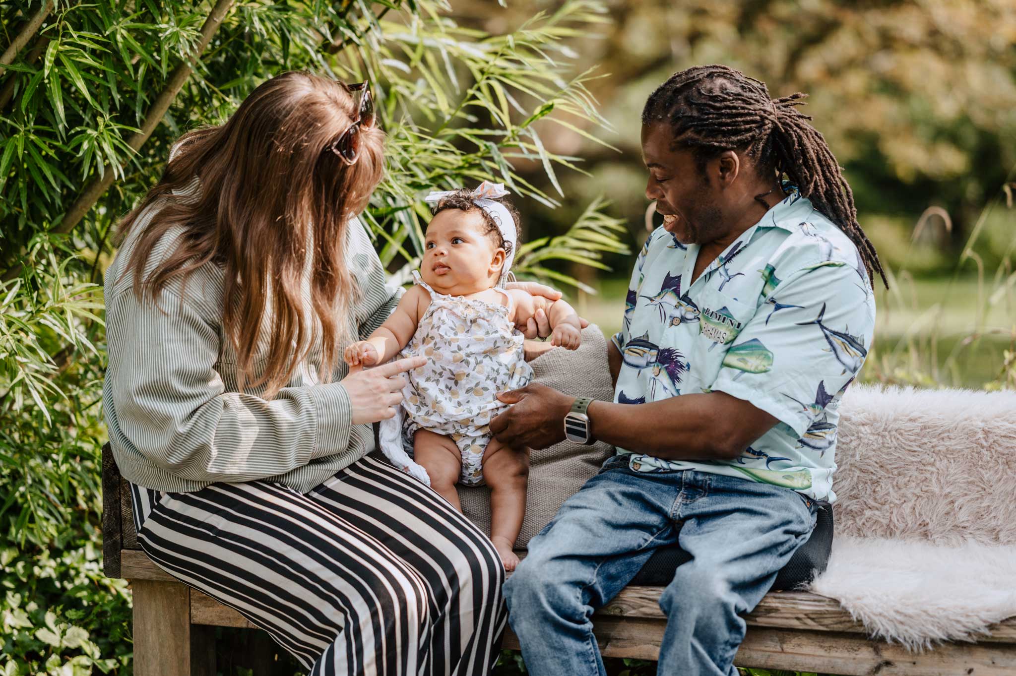Ade Adepitan and family visit wheelchair accessible wedding venue in Cornwall Treseren
