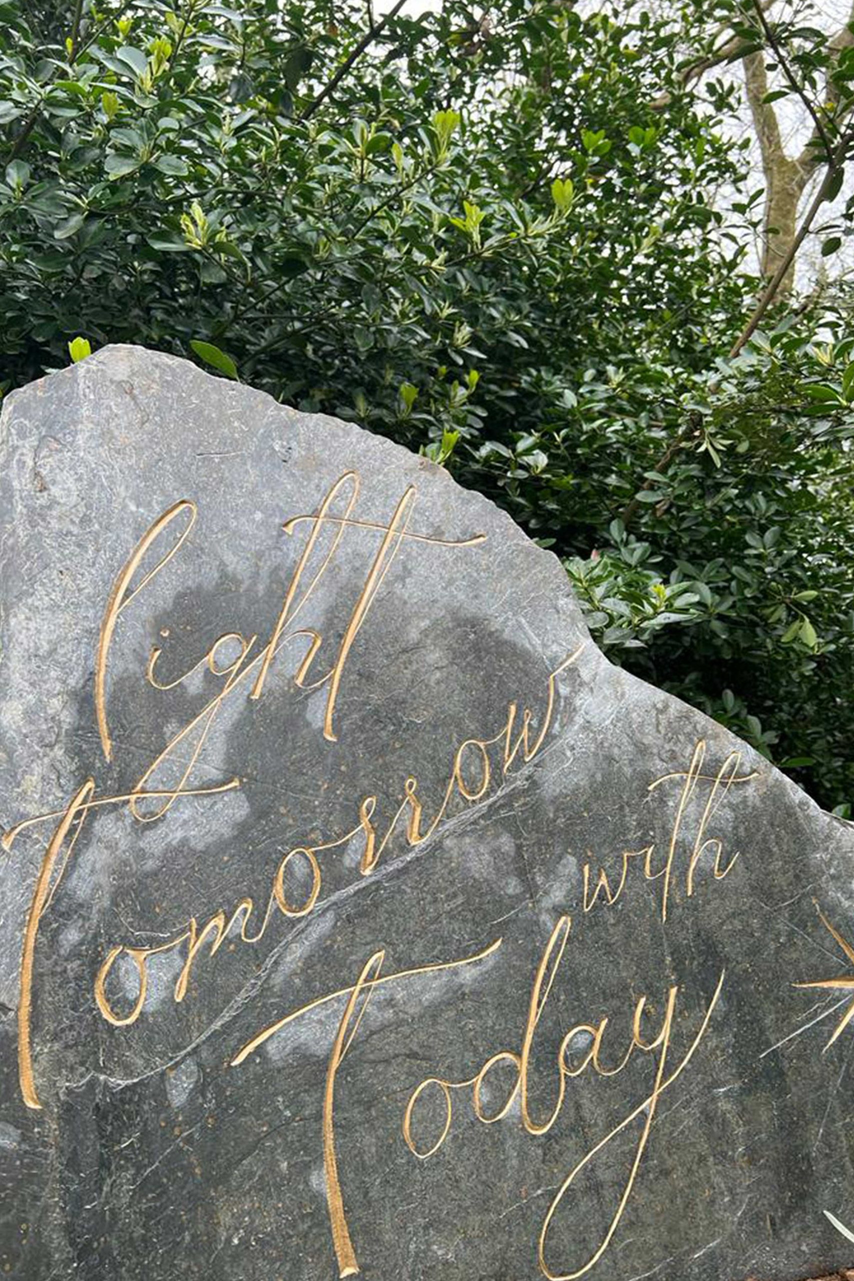 Poet's Stone Light Tomorrow With Today by Ben Dearnley