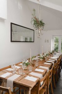 How to Style the Table for a Small Intimate Wedding