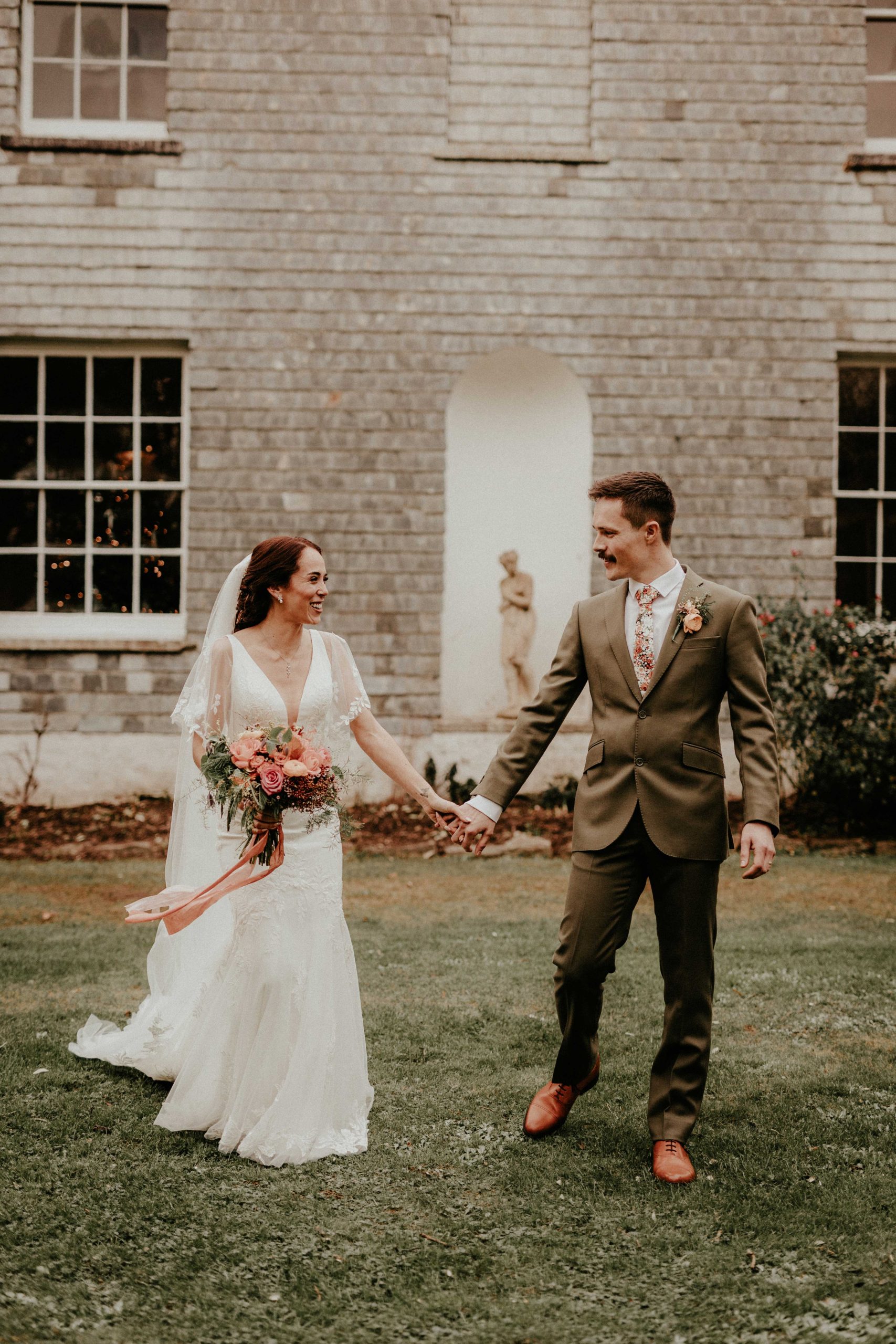 Bride and groom wheelchair accessible wedding venue Cornwall